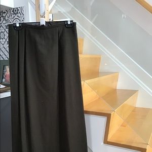 Maxi skirt in wool blend